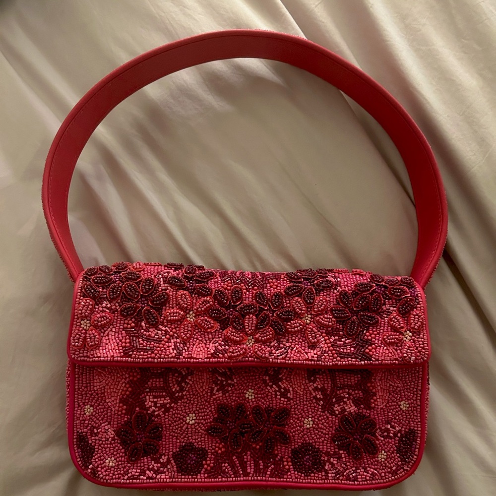 Pink Staud Tommy Bag, Barbie inspo